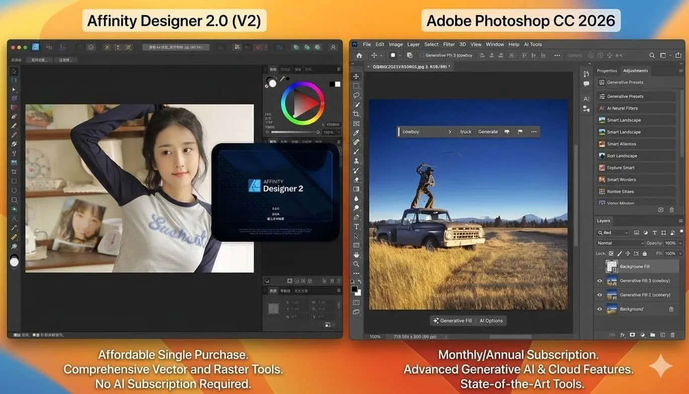 Affinity is Now Free: Should You Still Renew Adobe in 2026? An In-Depth Review